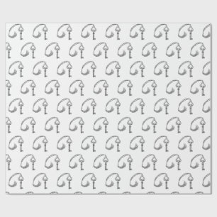 Papel De Presente Chave Victrola Vitoriana