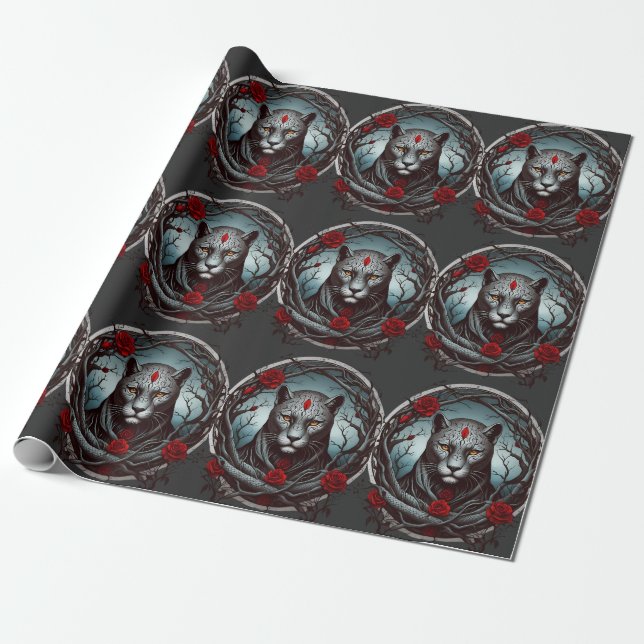 Papel De Presente Chaveiro acrílico (Desenrolado)