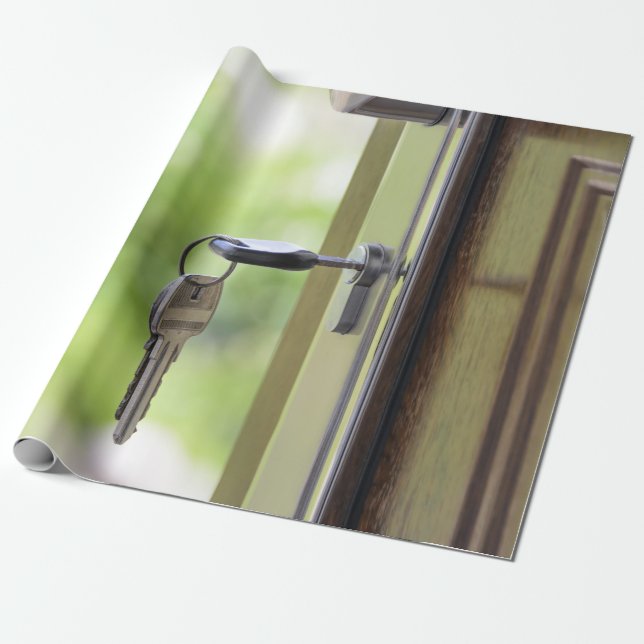 Papel De Presente Chaves da casa (Desenrolado)