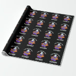 Papel De Presente Che-miss-try Funny Science Chemistry Pun Dark BG<br><div class="desc">Che-miss-try Funny Science Chemistry Pun apresenta um belo criador de química a explodir. Presente perfeito para família e amigos que adoram trocadilhos de química fofos.</div>