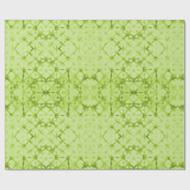 Papel De Presente Checkerboard Fortune Teller Mirror Chartreuse
