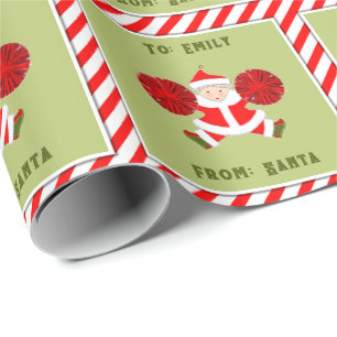 Papel De Presente cheerleader personalizado