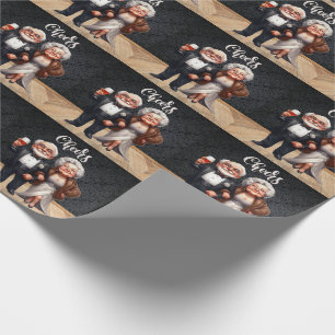 Papel De Presente Cheers Engraçado Vestido para a cidade