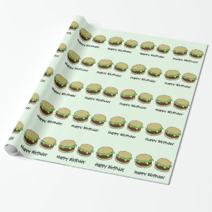 Papel De Presente Cheeseburger