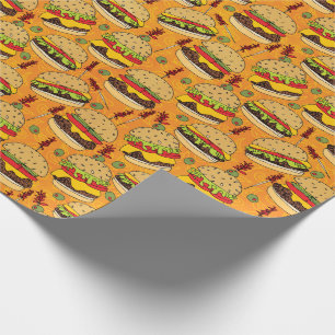 Papel De Presente Cheeseburger de luxe
