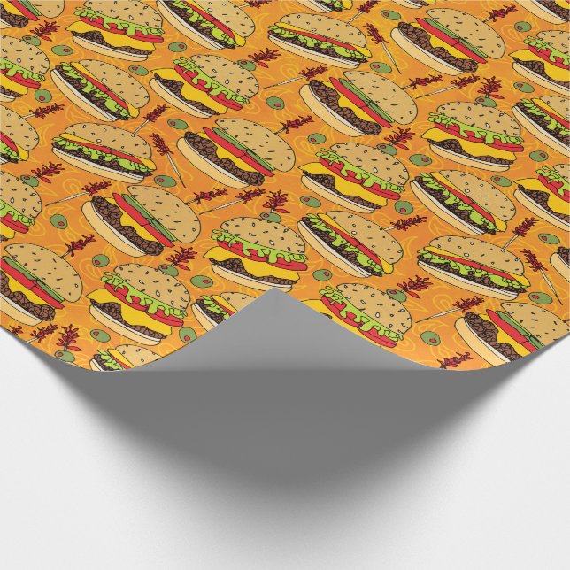 Papel De Presente Cheeseburger de luxe (Ponta)