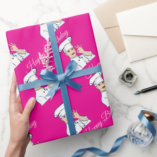 Papel De Presente Chef  (Presentear)