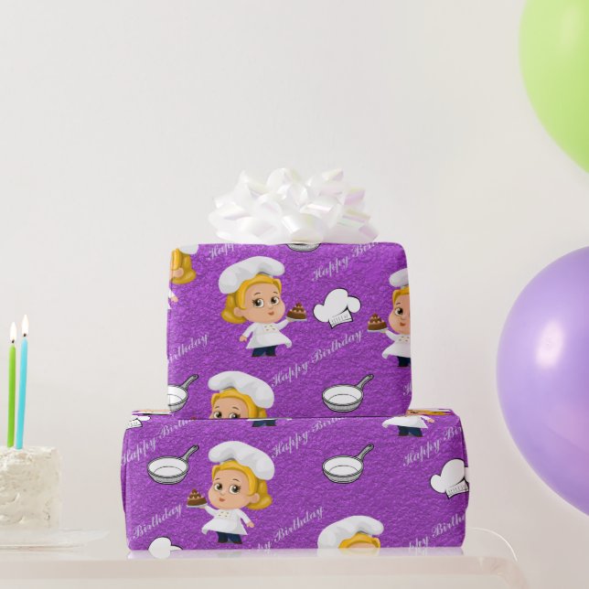 Papel De Presente Chef  (Presentes para festas)