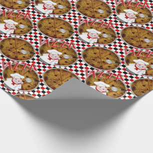Papel De Presente Chef Italiano Pizza, Cheque o Wrap 01-Gift