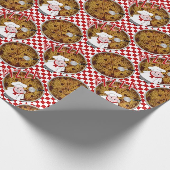 Papel De Presente Chef Italiano Pizza, Cheque o Wrap 02-Gift (Ponta)