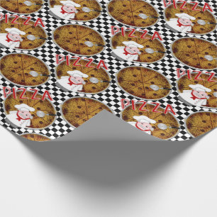 Papel De Presente Chef Italiano Pizza, Cheque o Wrap 03-Gift