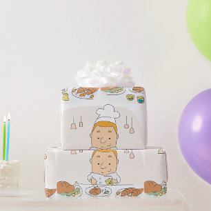 Papel De Presente Chef No Trabalho