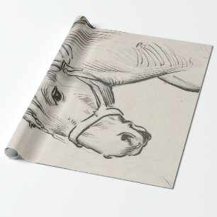 Papel De Presente Chefe de Cavalo (por Alfred Dehodencq)