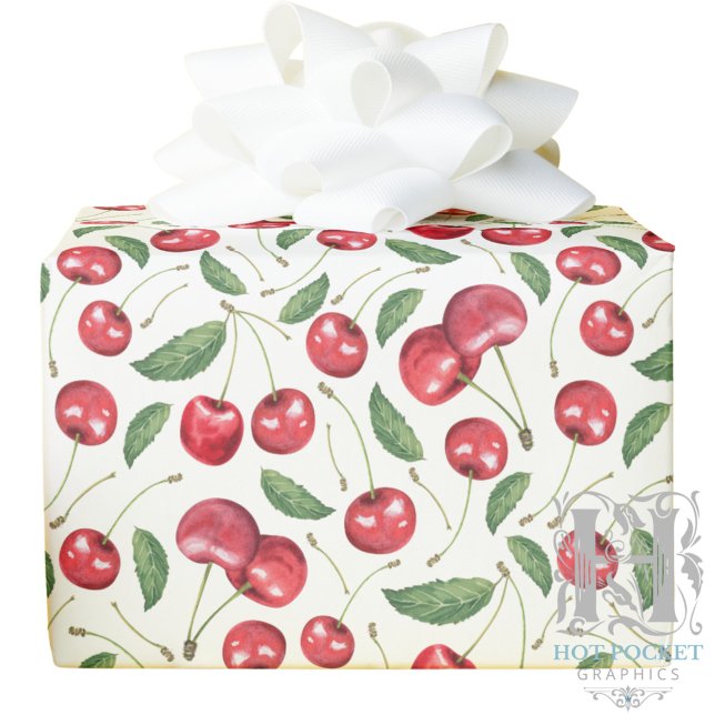 Papel De Presente Cherries Wrapping Paper (Criador carregado)