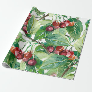Papel De Presente Cherry Seamless Pattern