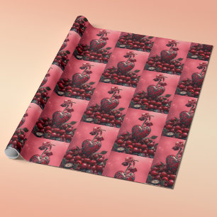 Papel De Presente Cherry Steampunk Namorados