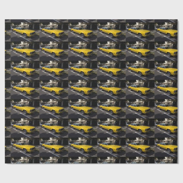 Papel De Presente Chevrolet Malibu Classic (Aberto)