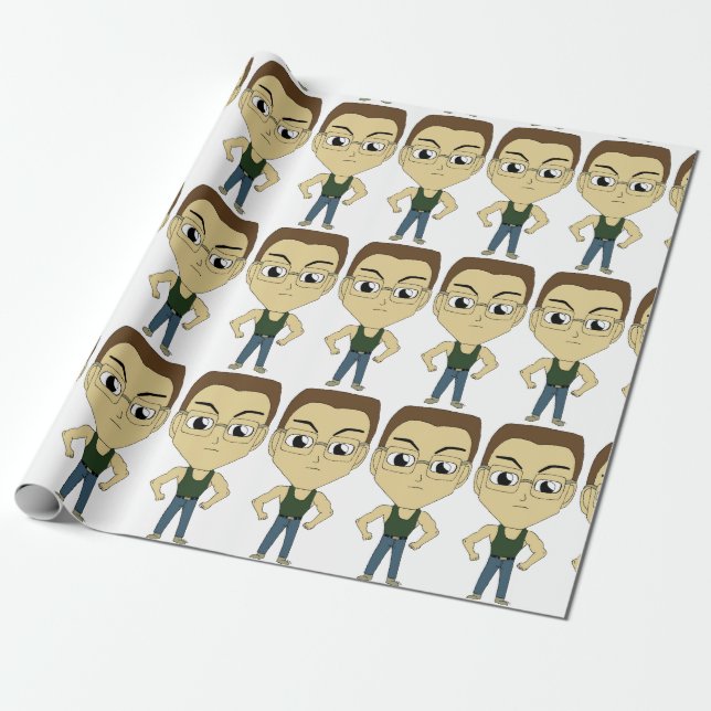 Papel De Presente chibi (Desenrolado)