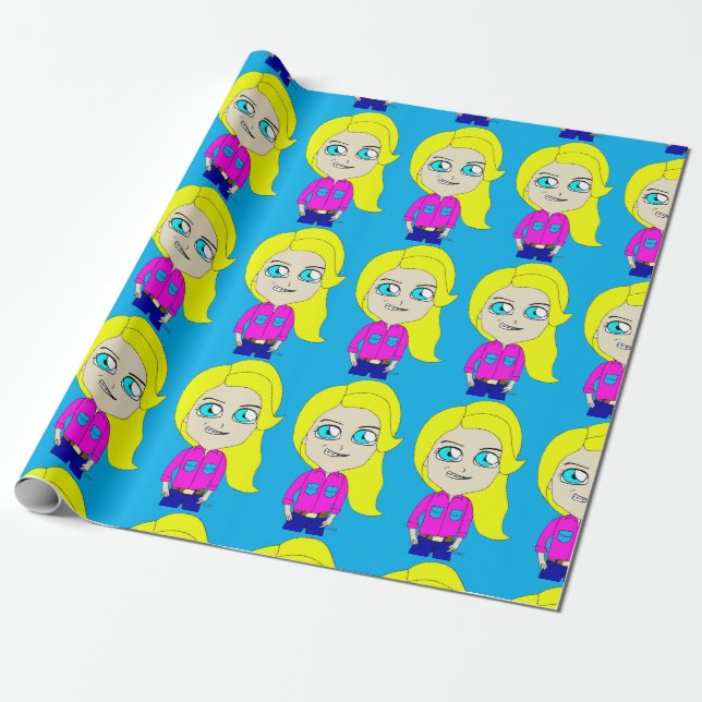 Papel De Presente chibi (Desenrolado)