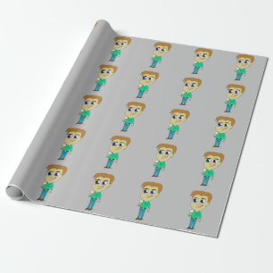 Papel De Presente chibi