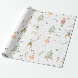 Papel De Presente Chic - Desligamento Do Balé De Natal Do Nutcracker