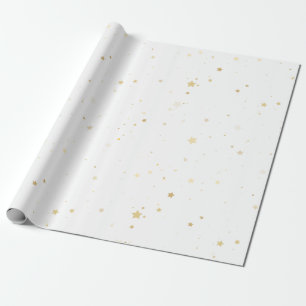 Papel De Presente Chic Dourado Sparkle Confetti Wraping Paper