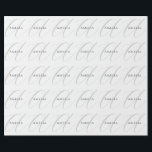 Papel De Presente Chic Name Monograma - Letra Inicial Calliografia<br><div class="desc">Aqueles que o veem dirão que design simples e que não serão capazes de tirar os olhos disso. É um design muito elegante,  muito estético e muito simples e perfeito. Com tal simplicidade,  você refletirá imediatamente qual a boa personalidade que tem e a sensibilidade em seu trabalho.</div>