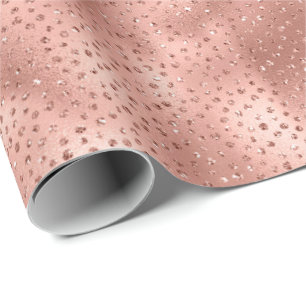 Papel De Presente Chic Pink Confetti