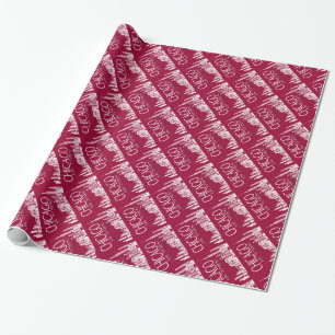 Papel De Presente Chicago My Town Vintage Gift Paper