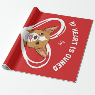 Papel De Presente Chihuahua Heart_Dog Lover