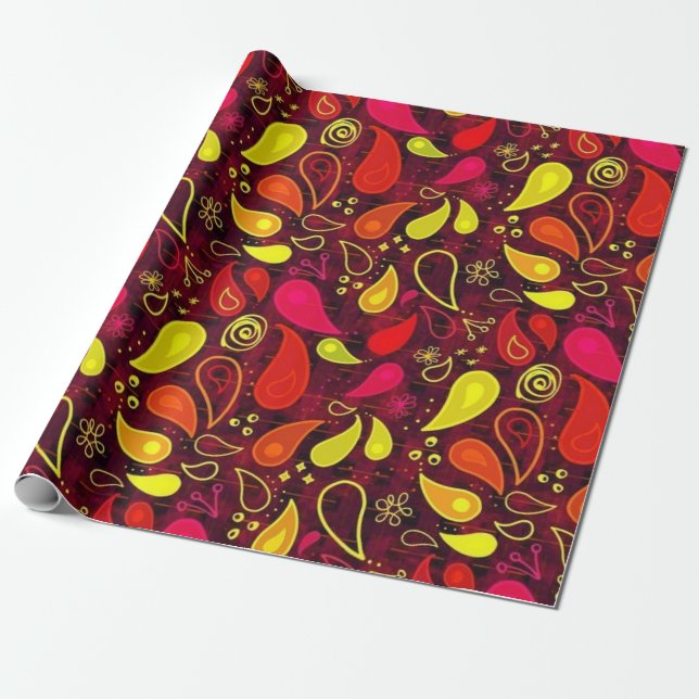 Papel De Presente Chili Colors (Desenrolado)