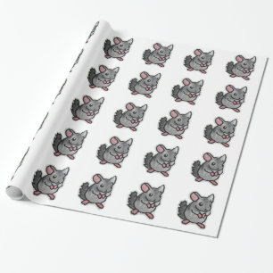 Papel De Presente Chinchila