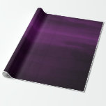 Papel De Presente Chique moderno da aguarela da ameixa roxa<br><div class="desc">papel de envolvimento feito sob encomenda</div>
