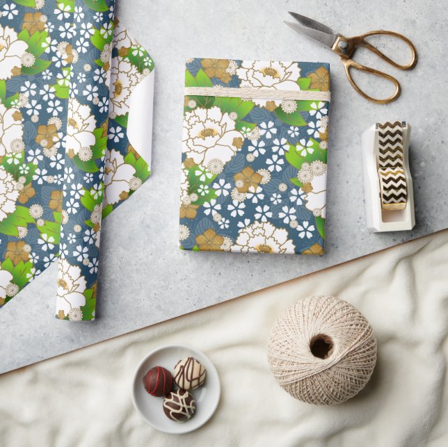 Papel De Presente Chiyogami Yuzen Washi Styled Paper (Artesanato)