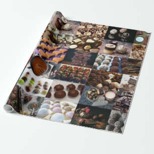 Papel De Presente Chocolate