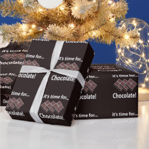 Papel De Presente Chocolate É Hora do Chocolate