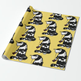 Papel De Presente Chocolate Lover Cat
