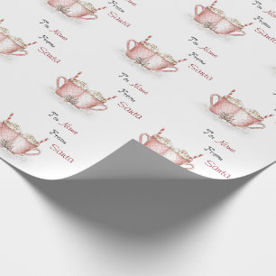 Papel De Presente Chocolate quente de e para o inverno