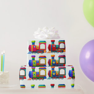 Papel De Presente Choo Choo Train