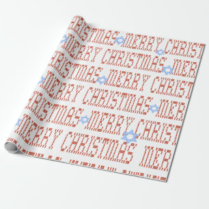 Papel De Presente Chrismukkah Gift Wrap
