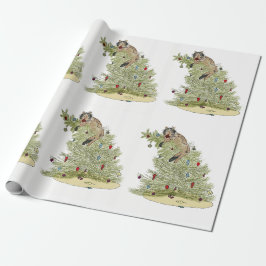 PAPEL DE PRESENTE CHRISTMAS CAT WRAPPING PAPER