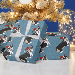 Papel De Presente Christmas Corgi
