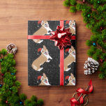 Papel De Presente Christmas Corgi<br><div class="desc">Welsh Corgi</div>