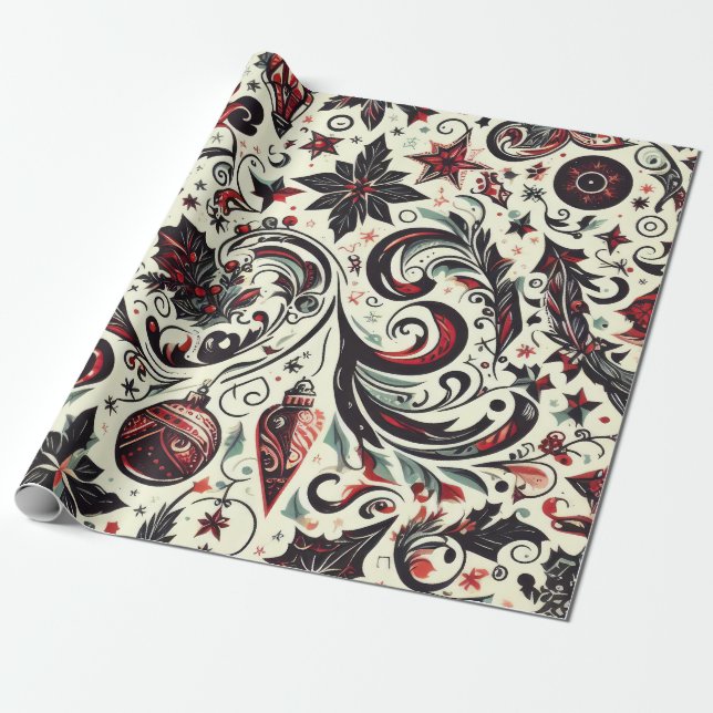 Papel De Presente Christmas Elegance n33 (Desenrolado)