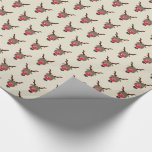 Papel De Presente CHRISTMAS GIFT rena vermelha rudola<br><div class="desc">por kat massard >> www.simplysweetpaperie.com <<<</div>