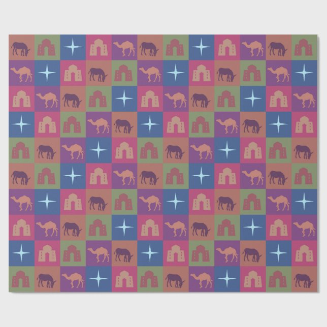 Papel De Presente Christmas gift wrap roll (Aberto)