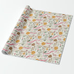 Papel De Presente Christmas Holly Berry Cinnamon Orange Red Ribbon<br><div class="desc">A sobreposição de escrita manual "Calliografia" em Script adiciona um toque de vintagem a esta típica cabana de Natal, a cozinhar e a velejar especiarias que embrulham papel design cheio de laranjas secas, anis estrelado, canela, amoras ocas vermelhas e uma fita de faixa vermelha sobre um fundo de madeira de...</div>