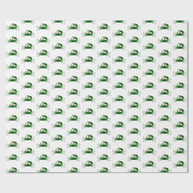 Papel De Presente Christmas in the Cove Wrapping Paper (Aberto)