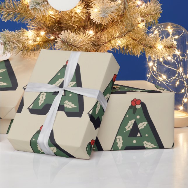 Papel De Presente Christmas letter A Christmas (Feriados)