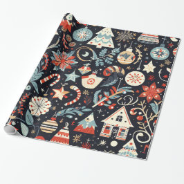 Papel De Presente Christmas Motifs Wrapping Paper n4